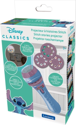 Lampe de poche Lexibook avec projecteur d’histoires Stitch