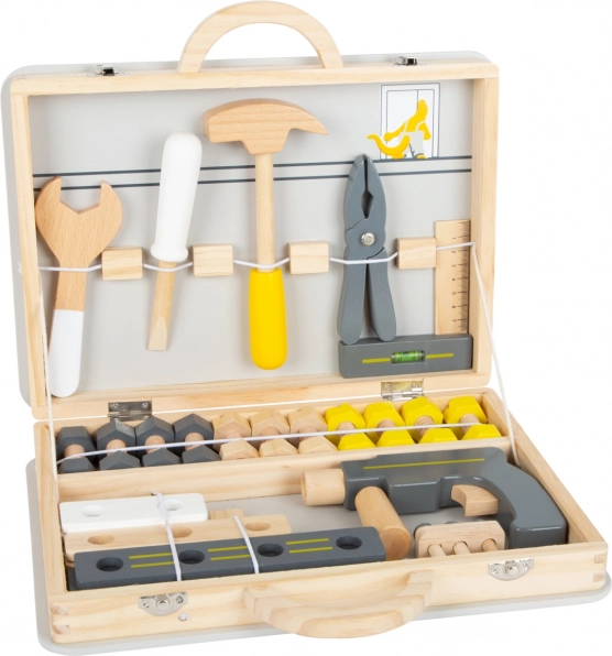Mallette en bois avec outils Miniwob pour enfants