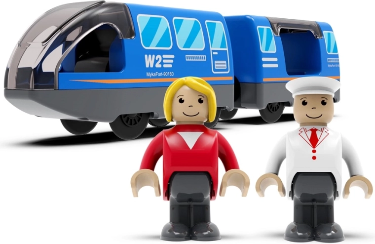 2Kids Toys train urbain électrique bleu
