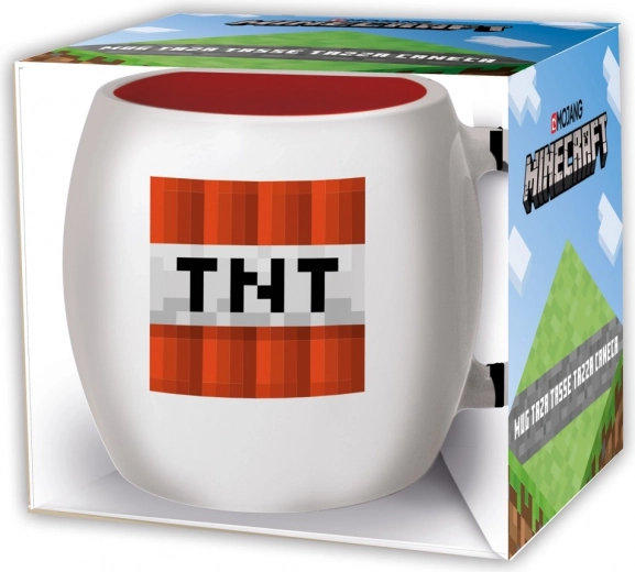 Tasse en céramique Minecraft avec globe
