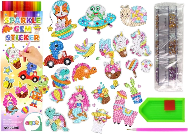 Autocollants pour mosaïque diamant