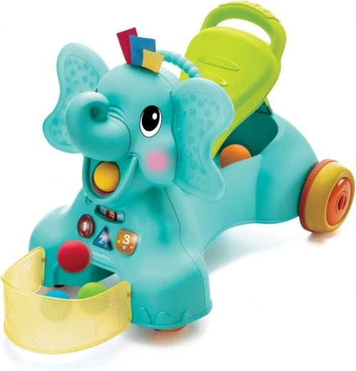 Infantino éléphant sensoriel 3-en-1 (porteur)