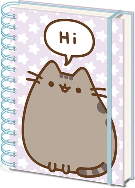 Bloc ligné A5 avec motif Pusheen