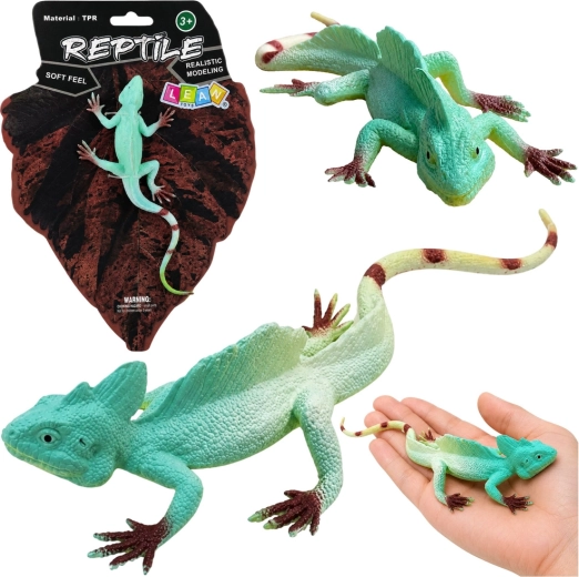 Figurine réaliste en caoutchouc d’agame voile 16 cm