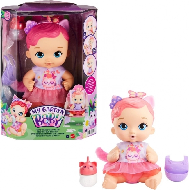 Poupée My Garden Baby Chaton avec accessoires