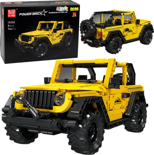 Set de construction 4x4 Wrangler jaune (746 pièces)