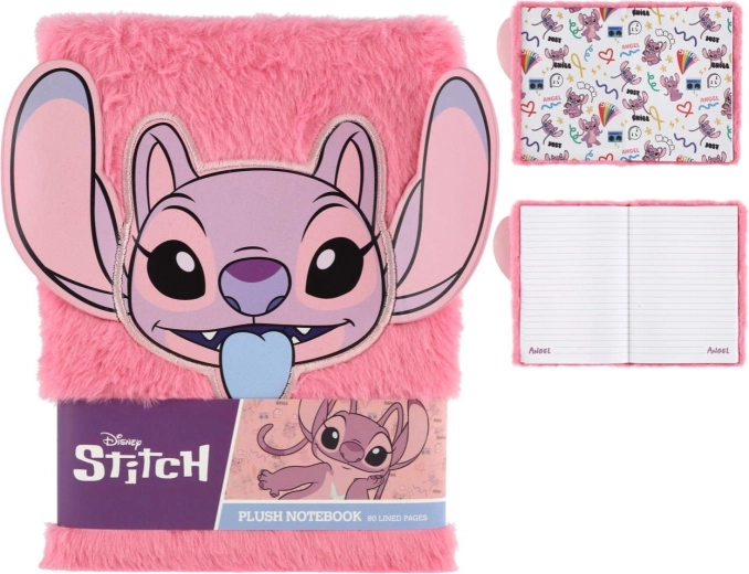 Cahier à anneaux en peluche Lilo & Stitch – Angel