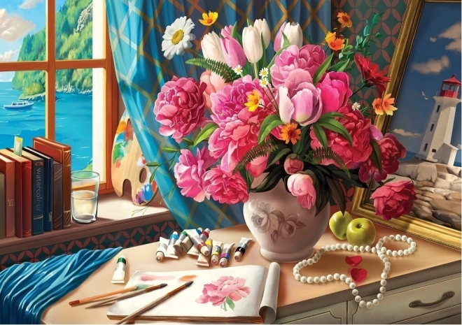 ART PUZZLE Puzzle Fenêtre sur l’art 1500 pièces