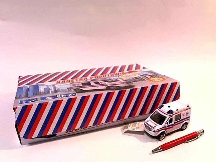 Fourgon ambulance 11 cm avec sons et design tchèque
