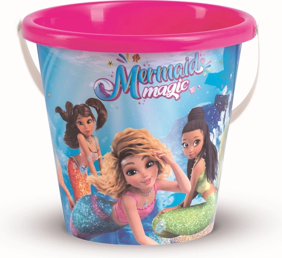 Seau avec motif de sirène ANDRONI 17 cm