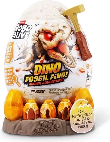 Zuru Robo Alive Dino Fossil Find: Amber Adventure - 1 pièce