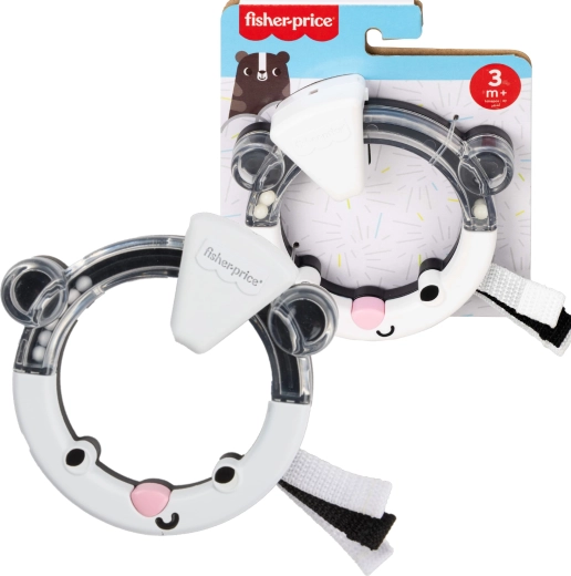 Anneau sensoriel hochet pour bébés Blaireau FISHER-PRICE