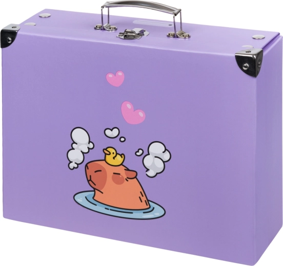 Mallette scolaire pliante avec capybara et ferrures BAAGL