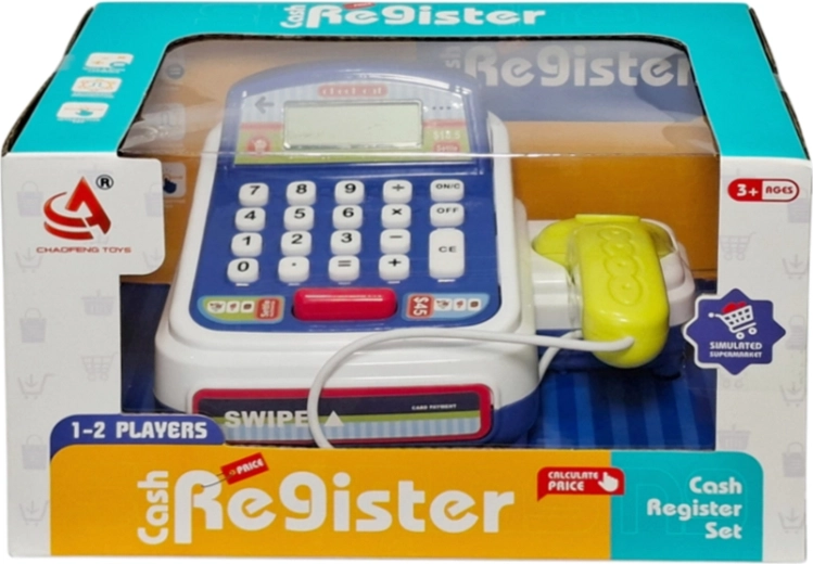 Caisse enregistreuse pour enfants avec calculatrice et scanner