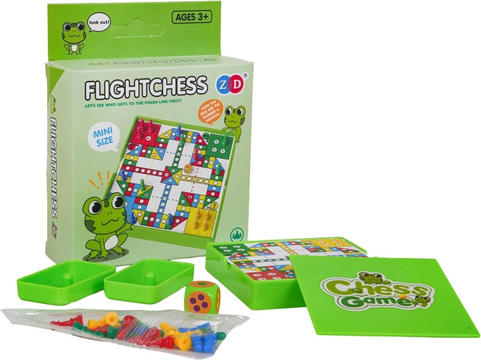 Jeu de société Ludo mini Grenouille