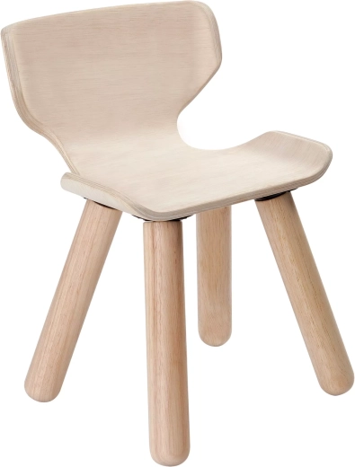 Chaise enfant PlanToys en bois d’hévéa
