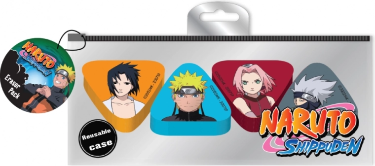Set de gommes Naruto
