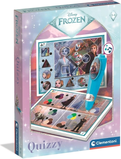 Quiz interactif La Reine des Neiges avec stylo électronique CLEMENTONI