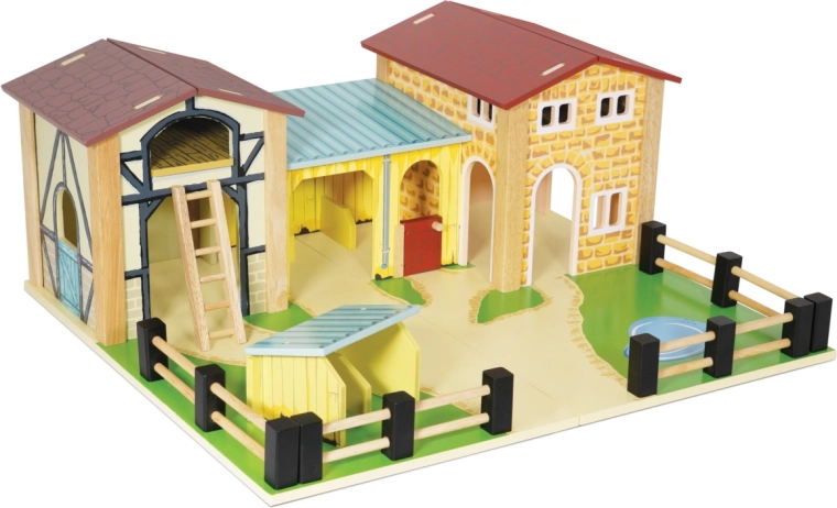 Ferme en bois avec figurines Le Toy Van