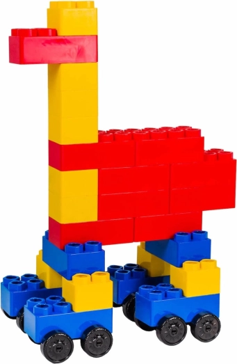 Construction Géante Véhicules et Toboggan 103 pièces