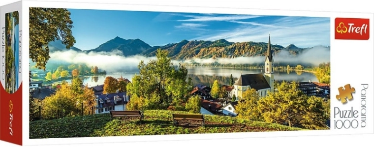 Puzzle panoramique Au-dessus du lac Schliersee 1000 pièces