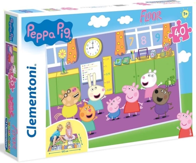 Maxi puzzle de sol Peppa Pig 40 pièces