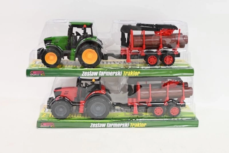 Tracteur avec machine agricole (ensemble)