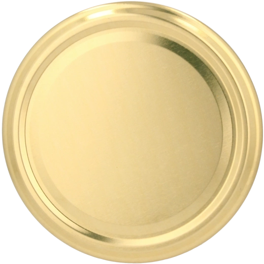 Lot de 10 couvercles dorés pour bocaux 82 mm, 4 filets