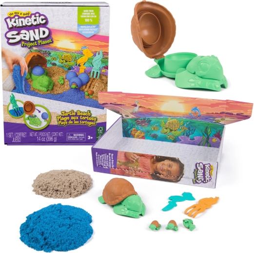 Kinetic Sand Project Planet Tortues marines
