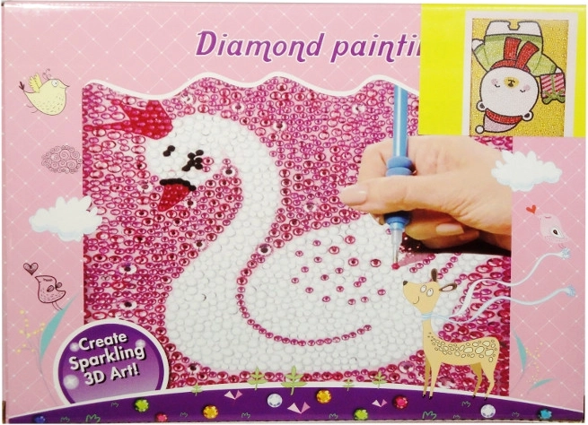 Kit créatif : mosaïque diamant dans un petit cadre - 1 pièce