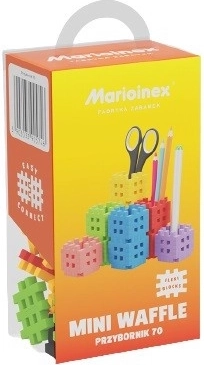 Mini blocs de construction gaufrés - Boîte à outils 70 pièces