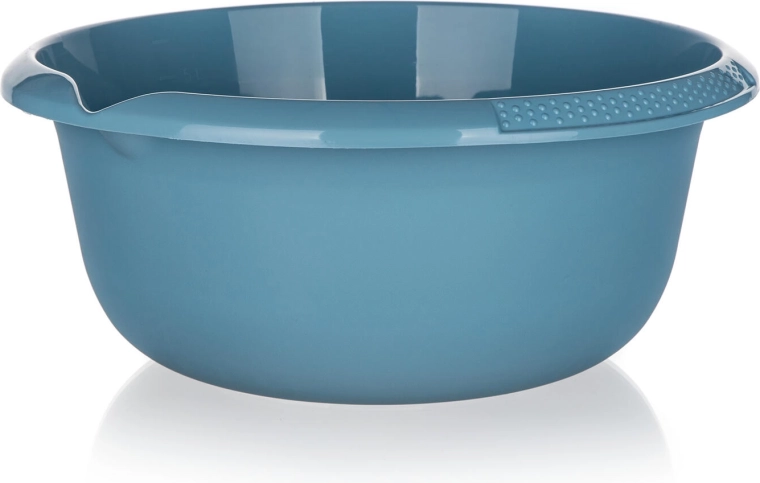 Lavabo en plastique avec bec verseur 32 cm, 6 l – bleu