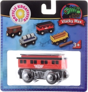 Wagon voyageurs Max rouge