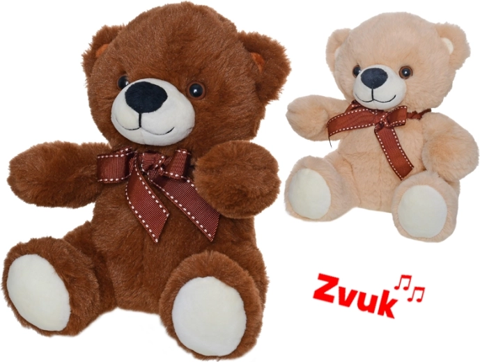 Ourson en peluche avec sons 20 cm