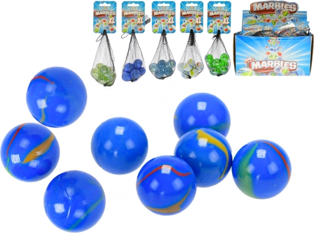 Set de billes en verre 25 mm (8 pcs)