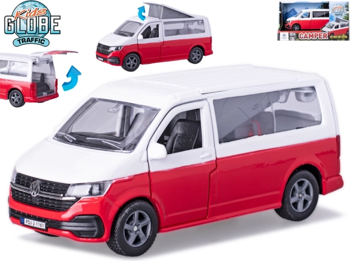 Fourgon VOLKSWAGEN en métal avec mécanisme à rétrofriction 13,5 cm – Kids Globe Traffic