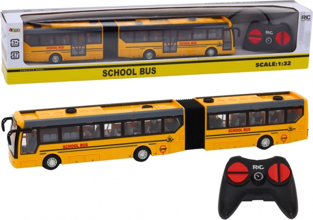 Bus scolaire Articulé télécommandé RC 1:32 jaune