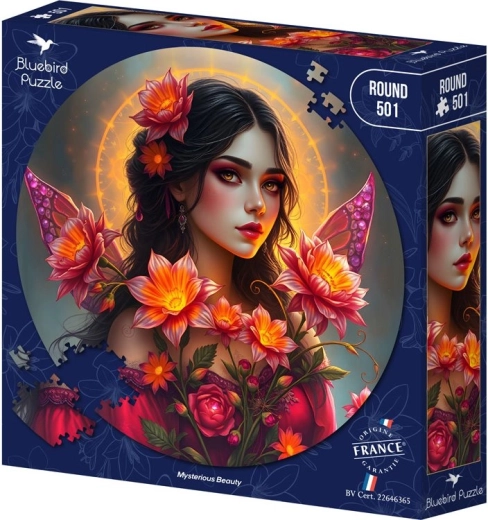 Puzzle rond Bluebird « beauté mystérieuse » 501 pièces