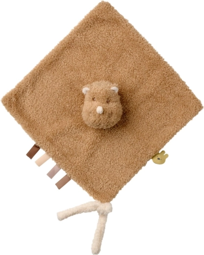 Nattou doudou Teddy rhinocéros 28 × 28 cm