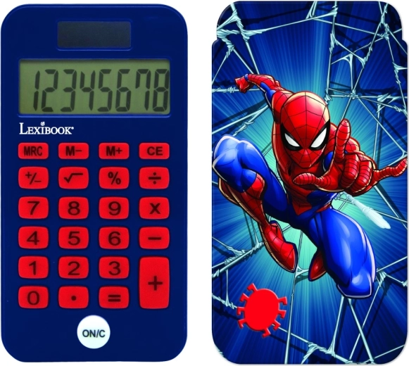 Calculatrice de poche SPIDER-MAN avec coque de protection