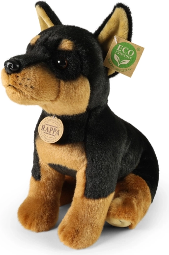 Chien en peluche Dobermann 30 cm éco-responsable RAPPA
