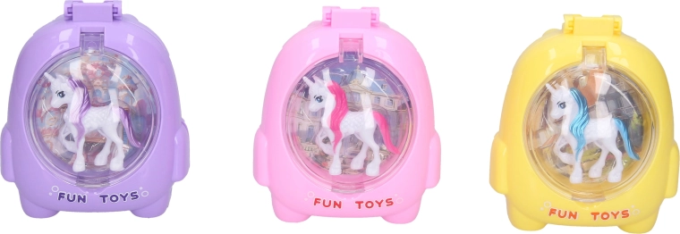 Figurine de licorne en boîte (surprise) 10 cm - 1 pièce