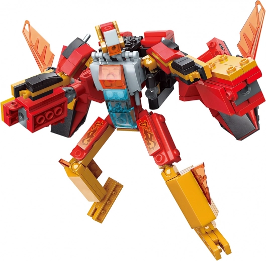 Qman robot convertible et chasseur Flying Bombing Soldier