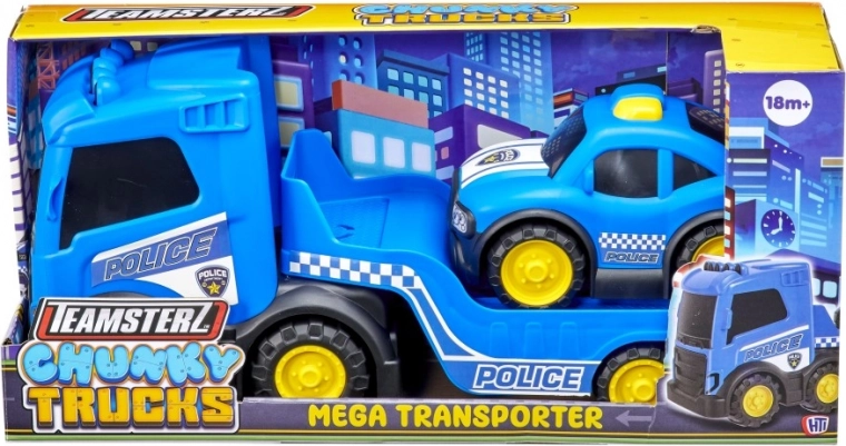 Camion de police Teamsterz avec petite voiture