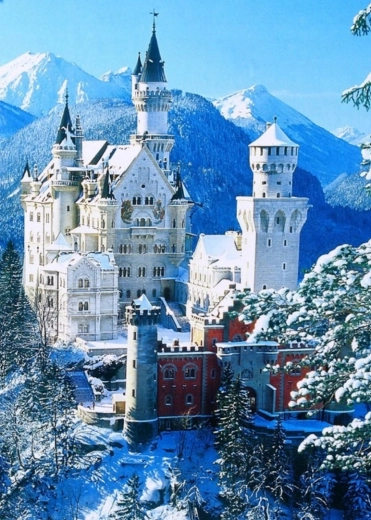 Peinture par numéros Château de Neuschwanstein 40 × 50 cm NORIMPEX