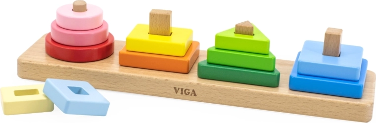 Trieur géométrique en bois VIGA