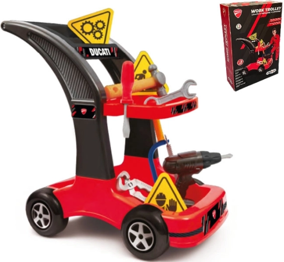 Ducati set de réparation pour enfants avec chariot, 30 pièces