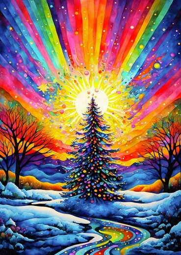 Puzzle Enjoy Fête du sapin de Noël 1000 pièces