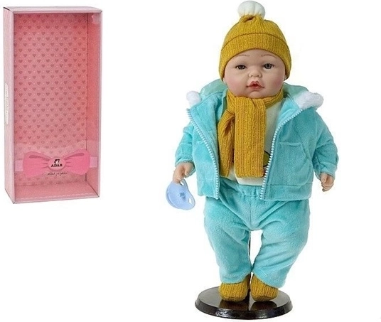 Poupon parlant en tenue d’hiver