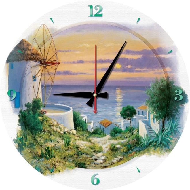 Puzzle Horloge Soirée sur la mer Égée 570 pièces